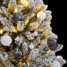 Sapin de Noël artificiel articulé 300 LED et boules 300 cm 