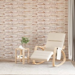 Panneaux muraux 3D 14 pcs marron 100x25 cm EPS 