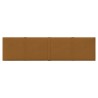 Panneaux muraux 12 pcs Marron 60x15 cm Velours 1,08 m² 