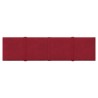 Panneaux muraux 12 pcs Rouge bordeaux 60x15 cm Velours 1,08 m² 