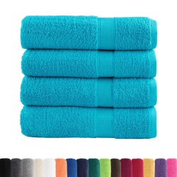 Essuie-mains de qualité supérieure SOLUND 4 pcs turquoise 