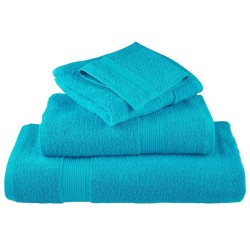 Essuie-mains de qualité supérieure SOLUND 4 pcs turquoise 