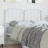 Tête de lit métal blanc 120 cm 