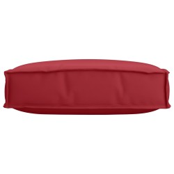 Coussin Pallet pour Assise Bourgogne 60x60x12 cm Tissu Oxford 