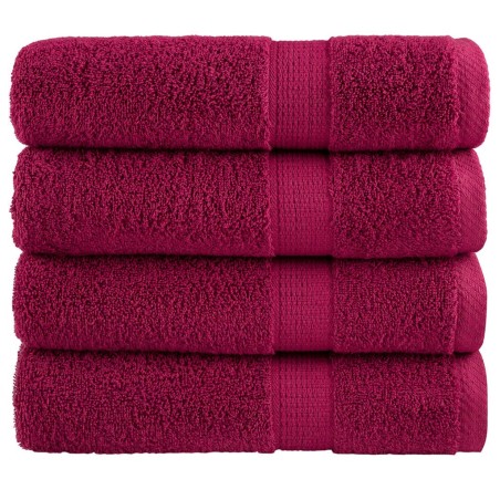 Essuie-mains de qualité supérieure SOLUND 4 pcs bordeaux 