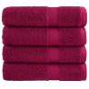 Essuie-mains de qualité supérieure SOLUND 4 pcs bordeaux 