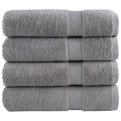 Essuie-mains de qualité supérieure SOLUND 4 pcs gris 600 g/m² 
