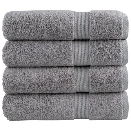 Essuie-mains de qualité supérieure SOLUND 4 pcs gris 600 g/m² 