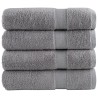 Essuie-mains de qualité supérieure SOLUND 4 pcs gris 600 g/m² 