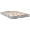 Cadre de lit sans matelas gris béton 120x190 cm 