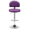 Tabouret de bar Violet Similicuir 