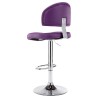 Tabouret de bar Violet Similicuir 