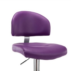 Tabouret de bar Violet Similicuir 