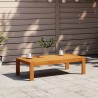 Table de jardin 100x50x27 cm bois d'acacia solide  