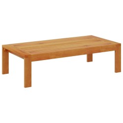 Table de jardin 100x50x27 cm bois d'acacia solide  