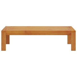Table de jardin 100x50x27 cm bois d'acacia solide  