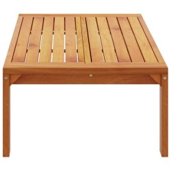 Table de jardin 100x50x27 cm bois d'acacia solide  