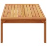 Table de jardin 100x50x27 cm bois d'acacia solide  