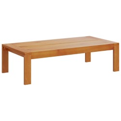 Table de jardin 100x50x27 cm bois d'acacia solide  