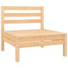 Salon de jardin 8 pcs Bois de pin massif 