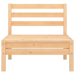 Salon de jardin 8 pcs Bois de pin massif 