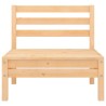 Salon de jardin 8 pcs Bois de pin massif 