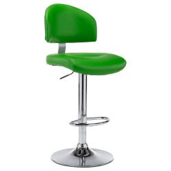 Tabouret de bar Vert Similicuir 