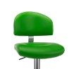 Tabouret de bar Vert Similicuir 