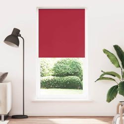 Store enrouleur occultant rouge largeur du tissu 90,7 cm 