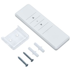 Auvent rétractable automatique avec store 3x2,5 m Bleu et blanc 