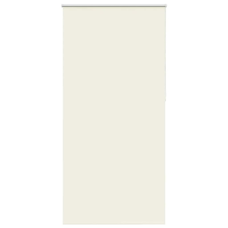 Store enrouleur occultant blanc cassé 115x210 cm largeur tissu 