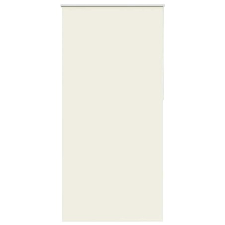 Store enrouleur occultant blanc cassé 115x210 cm largeur tissu 