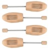 Embauchoirs 2 paires EU 39-42 bois massif lotus 