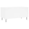 Table basse Blanc 90x44,5x45 cm Bois d'ingénierie 