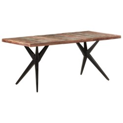 Table à manger 180x90x76 cm Bois de récupération massif 