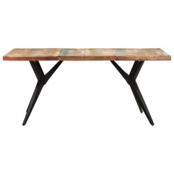 Table à manger 180x90x76 cm Bois de récupération massif 