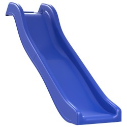 Toboggan de jeu bleu 175x38x23 cm polypropylène 