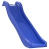Toboggan de jeu bleu 175x38x23 cm polypropylène 