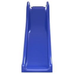 Toboggan de jeu bleu 175x38x23 cm polypropylène 