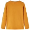 T-shirt enfants à manches longues ocre foncé 140 