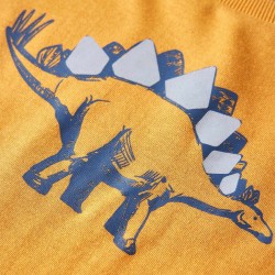 T-shirt enfants à manches longues ocre foncé 140 