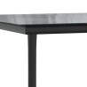 Ensemble à manger de jardin avec coussins 3 pcs Noir 