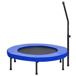 Trampoline de fitness avec poignée et coussin de sécurité 102cm 