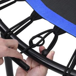 Trampoline de fitness avec poignée et coussin de sécurité 102cm 