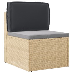 Coussin de palette pour dossier Noir 60x40x12 cm Tissu Oxford 