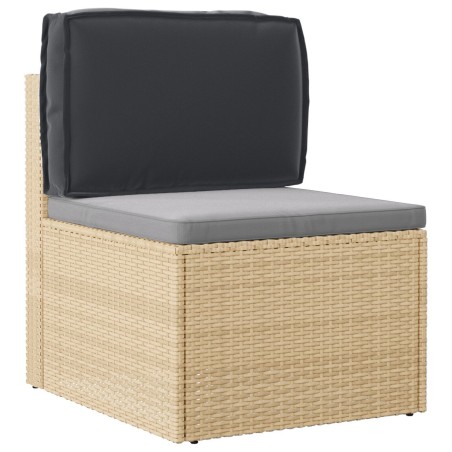 Coussin de palette pour dossier Noir 60x40x12 cm Tissu Oxford 