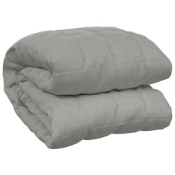 Couverture lestée Gris 200x220 cm 13 kg Tissu 