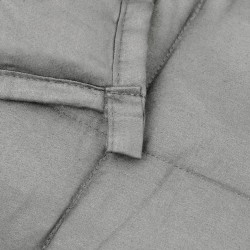 Couverture lestée Gris 200x220 cm 13 kg Tissu 