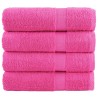 Essuie-mains de qualité supérieure SOLUND 4 pcs rose 600 g/m² 