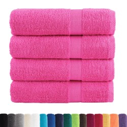 Essuie-mains de qualité supérieure SOLUND 4 pcs rose 600 g/m² 